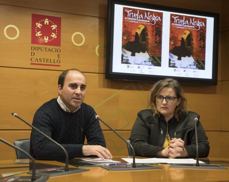 La Diputació potència el benefici de la trufa en els pobles amb la XV Mostra de la Trufa Negra del Maestrat Castelló Ruta de Sabor