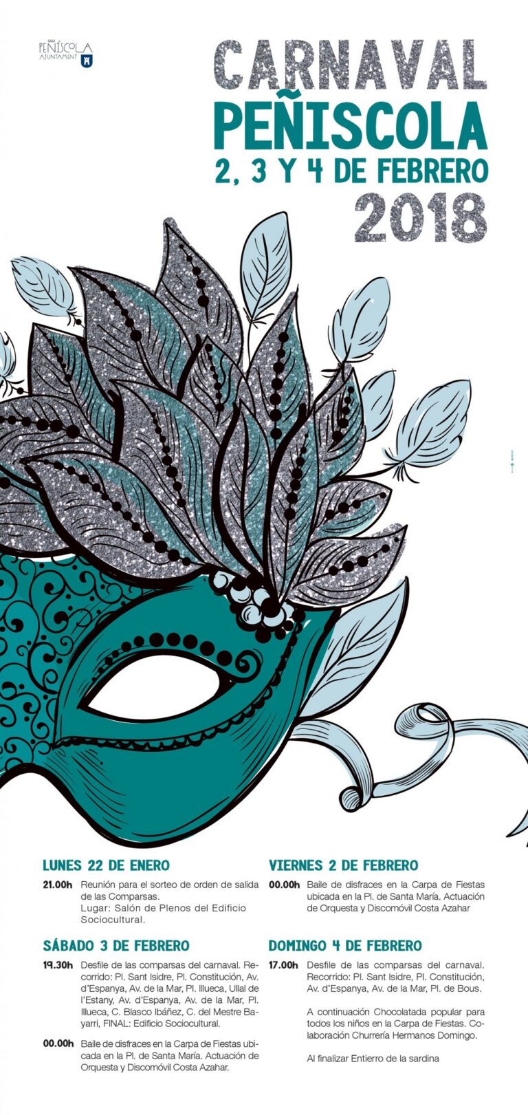 Peníscola es prepara per al Carnestoltes que celebra el primer cap de setmana de febrer