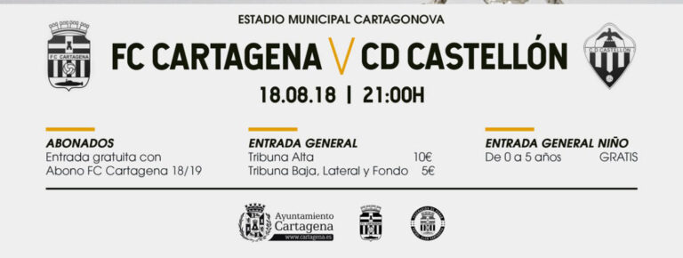 El C.D. Castelló acabará la pretemporada en front al F.C. Cartagena
