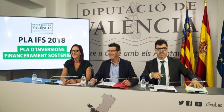 La Diputació aprova altres 35 milions per a inversions sostenibles en els 266 municipis valencians