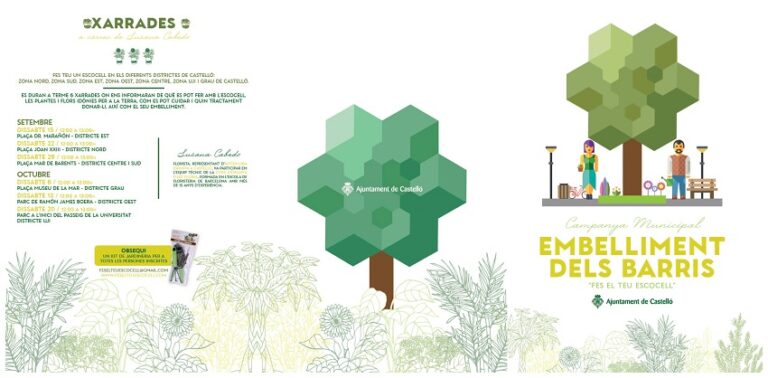 Castelló impulsa una campanya ciutadana per a l’embelliment d’escocells als barris