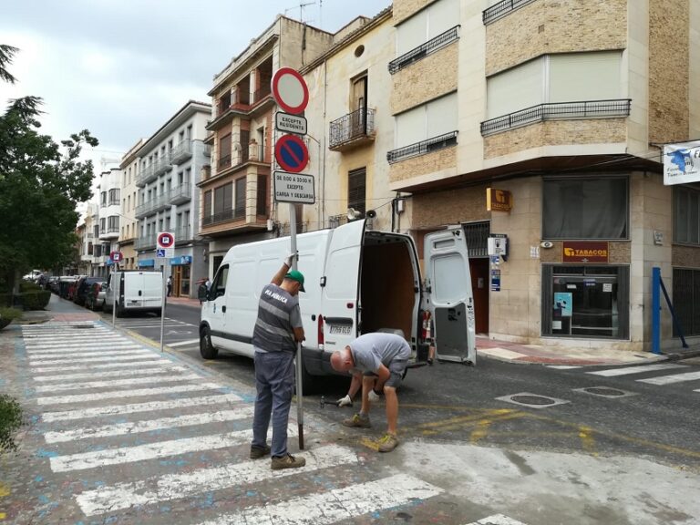 Comencen els treballs de neteja després de les festes de Misericòrdia de Borriana