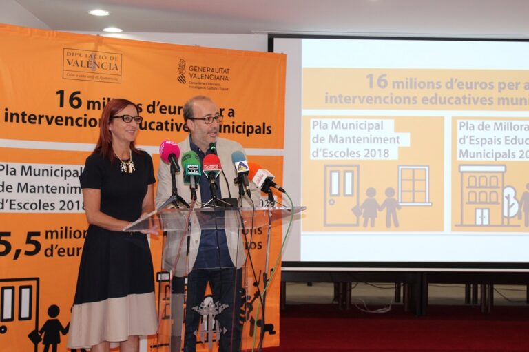 La Ribera millorarà els seus espais educatius municipals amb la inversió de quasi 2,5 milions d’euros de la Diputació