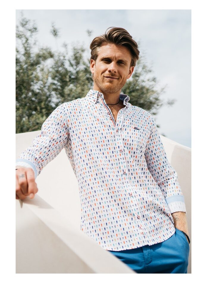 camisa hombre regular fit chaplin multicolor