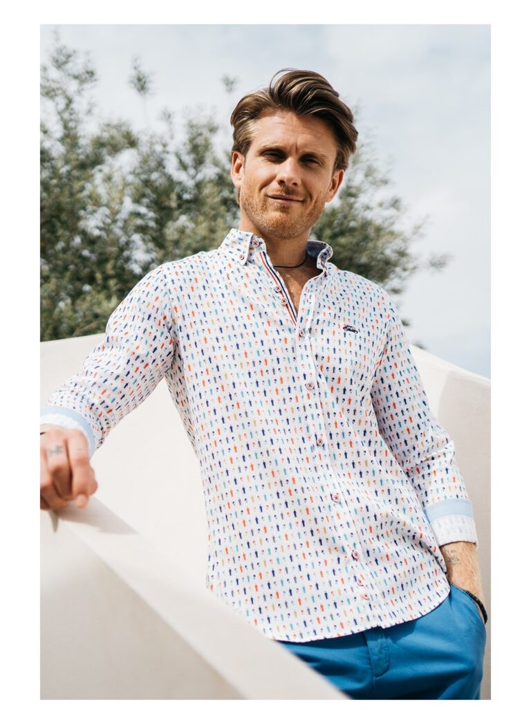 camisa hombre regular fit chaplin multicolor